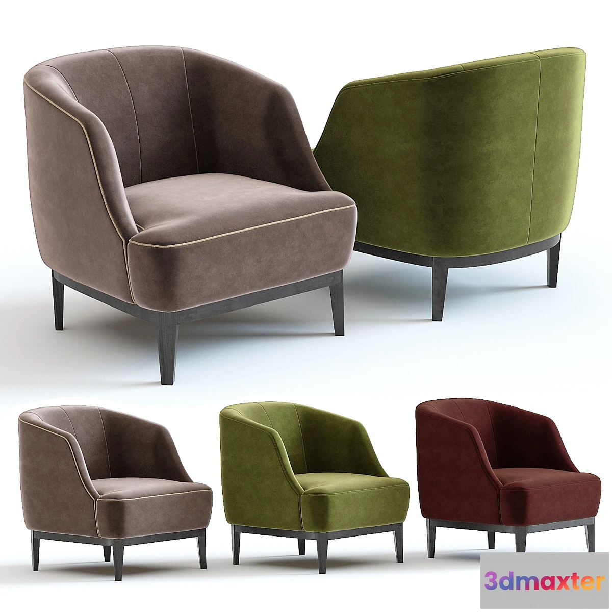 1305459 - The Sofa & Chair Lloyd Armchair 3D Max