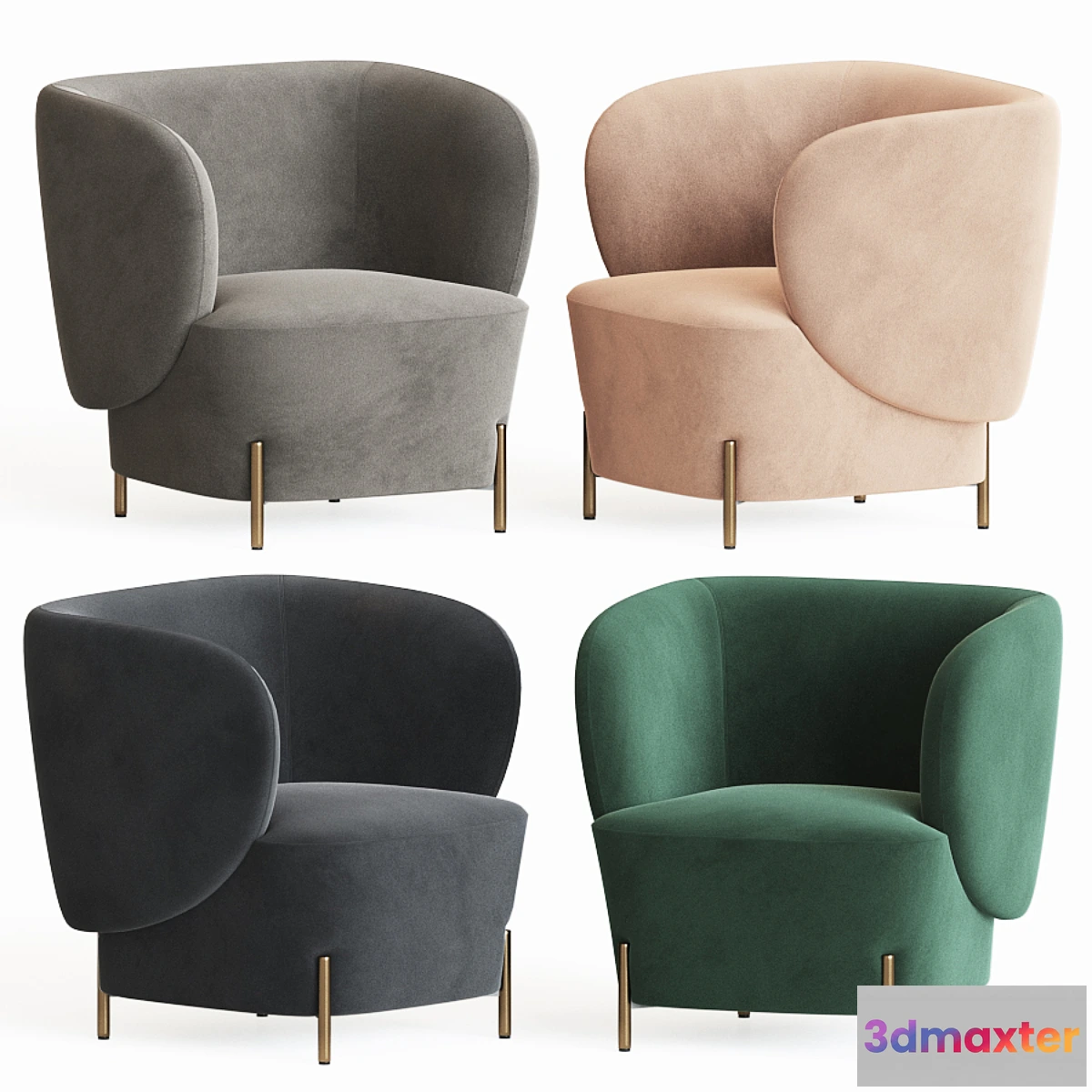 1306220 - Labimba armchair sphaus - No.2 3D Max
