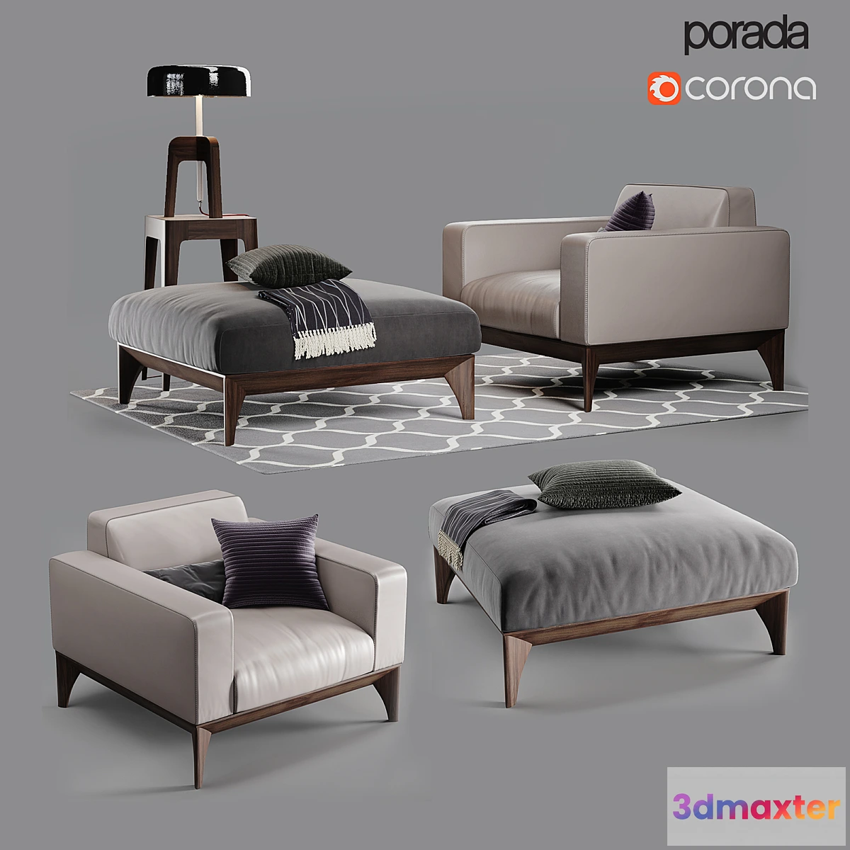 1308375 - Fellow poltrona 3D Max