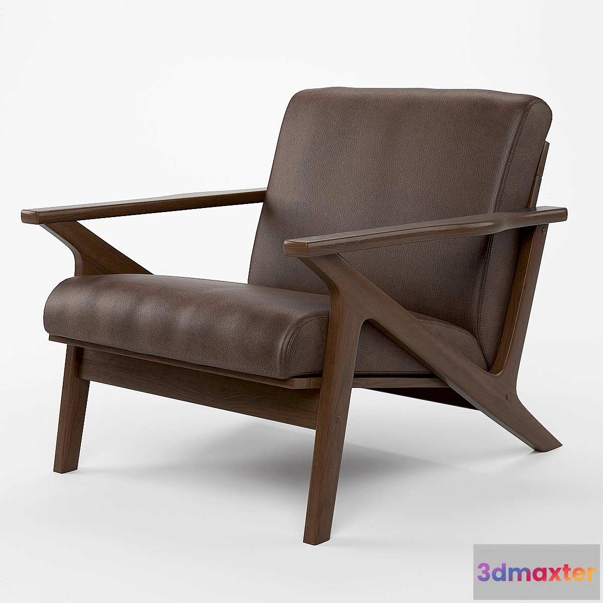 1308424 - Mid_Century_Lounge_Chair 3D Max