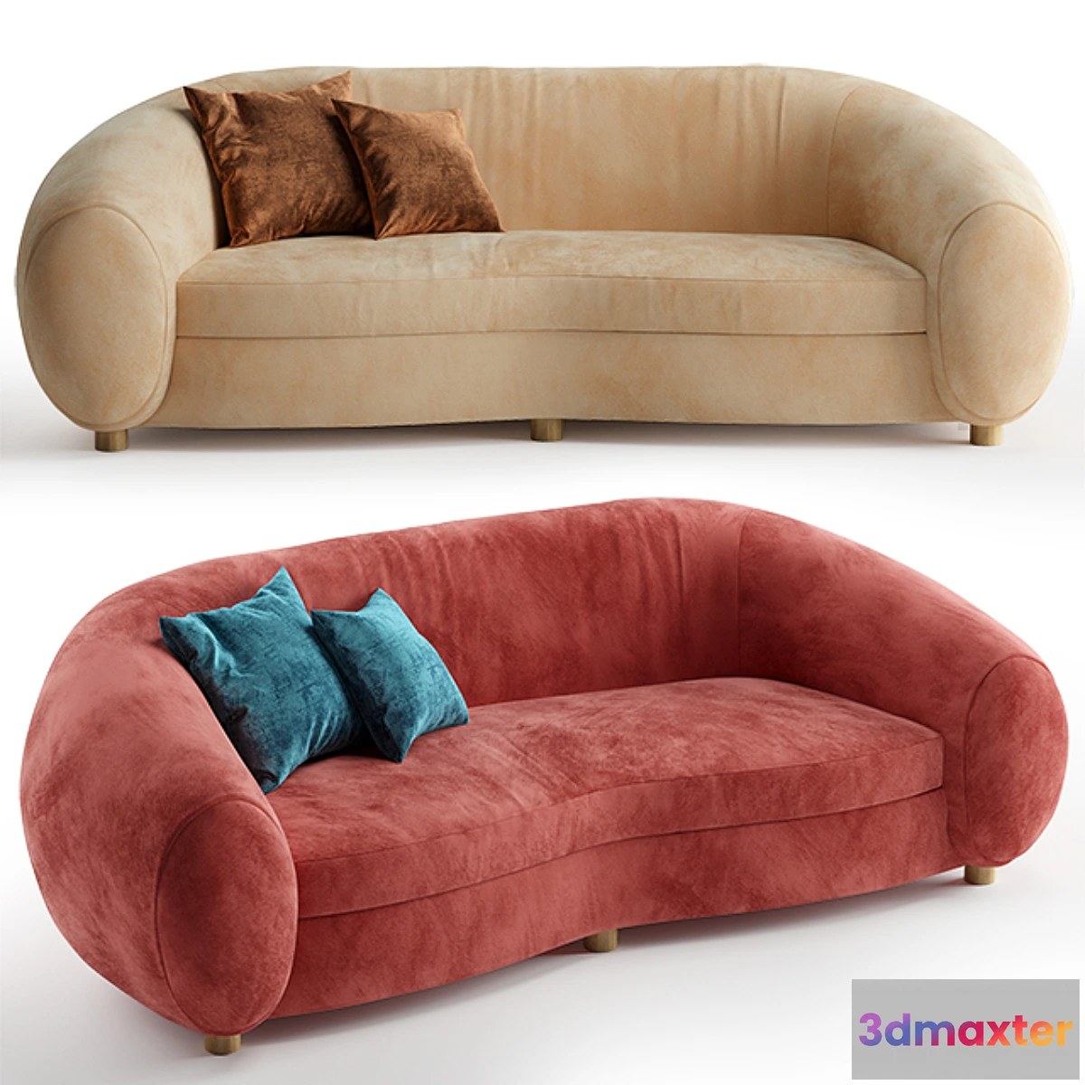 1309040 - Polar bear sofa 3D Max