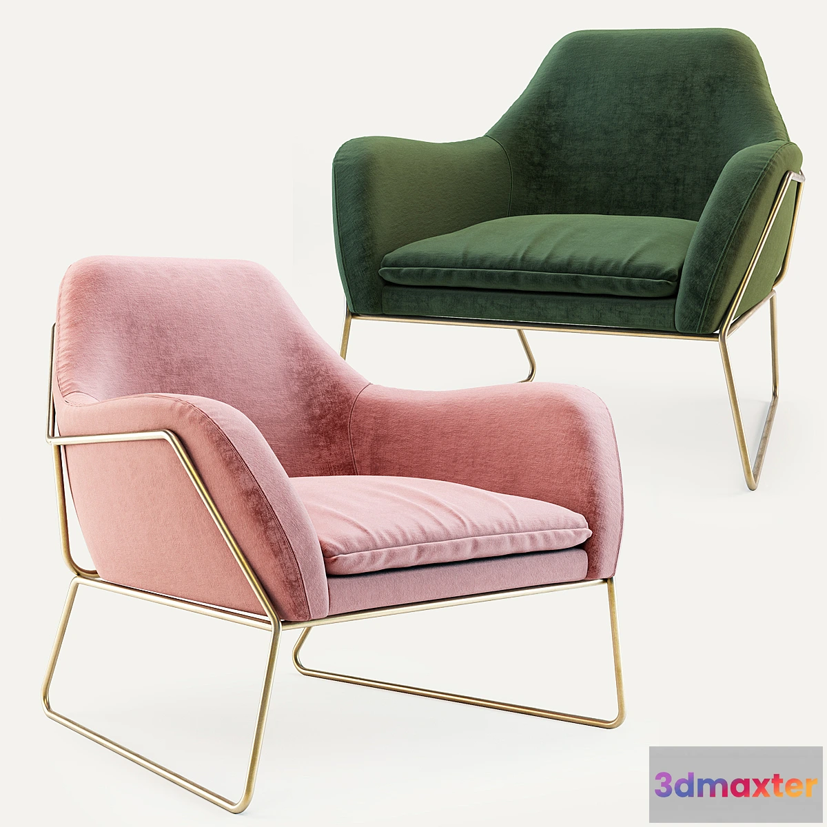 1310209 - Made Frame Armchair 3D Max