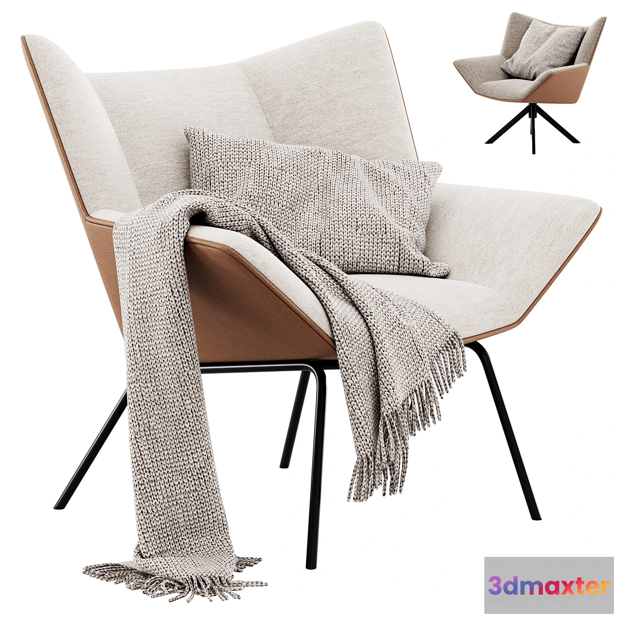 1311424 - Armchair Gustav by Label Vandenberg - No.2 3D Max