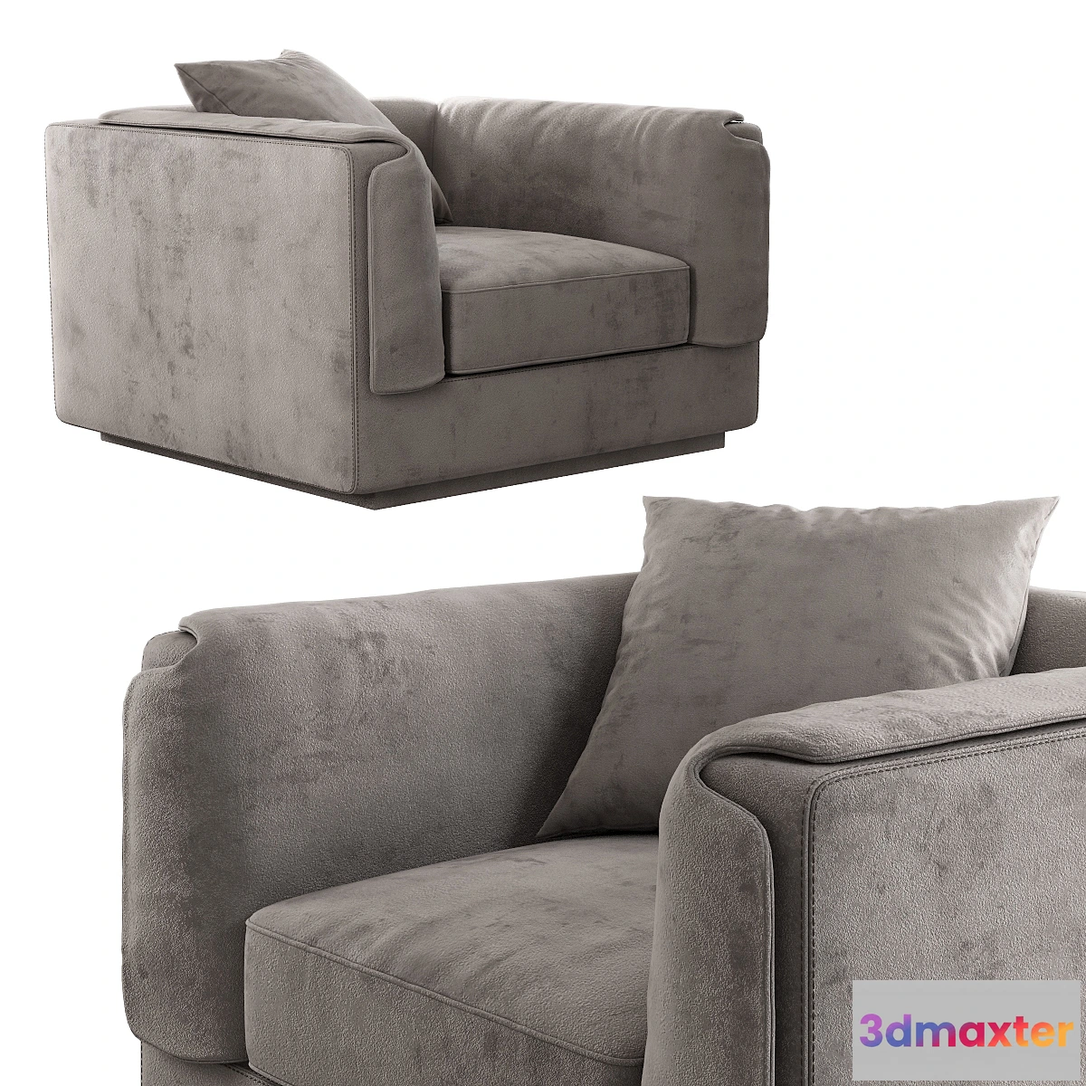 1313097 - Flou Gentleman ARMCHAIR 3D Max