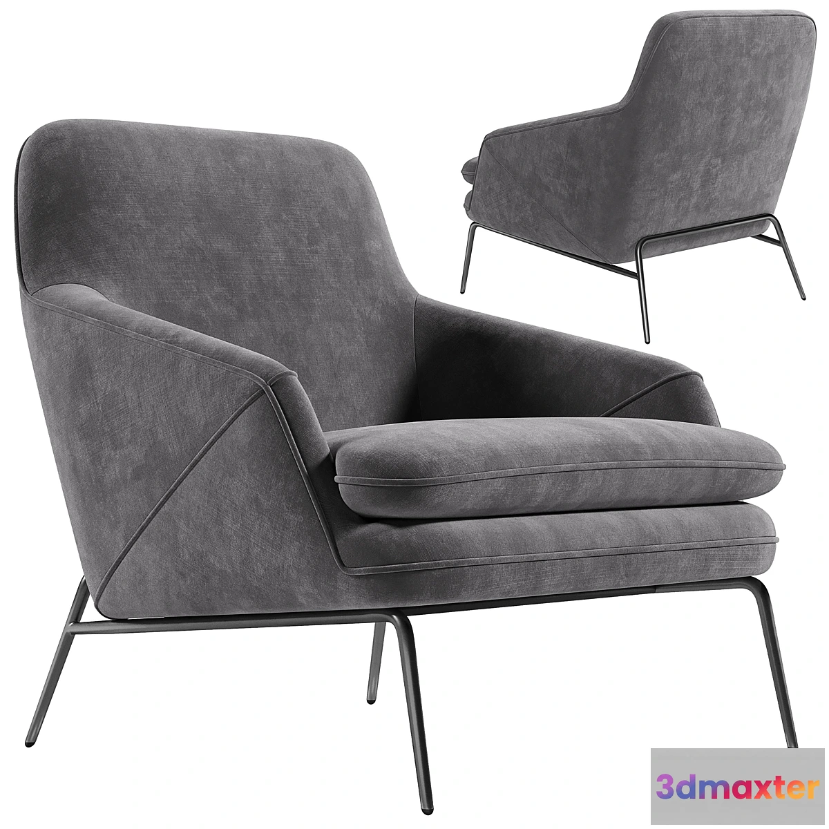1313686 - Armchair Este 3D Max