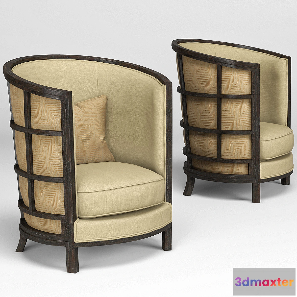 1314313 - Barrel Chair Kate 3D Max