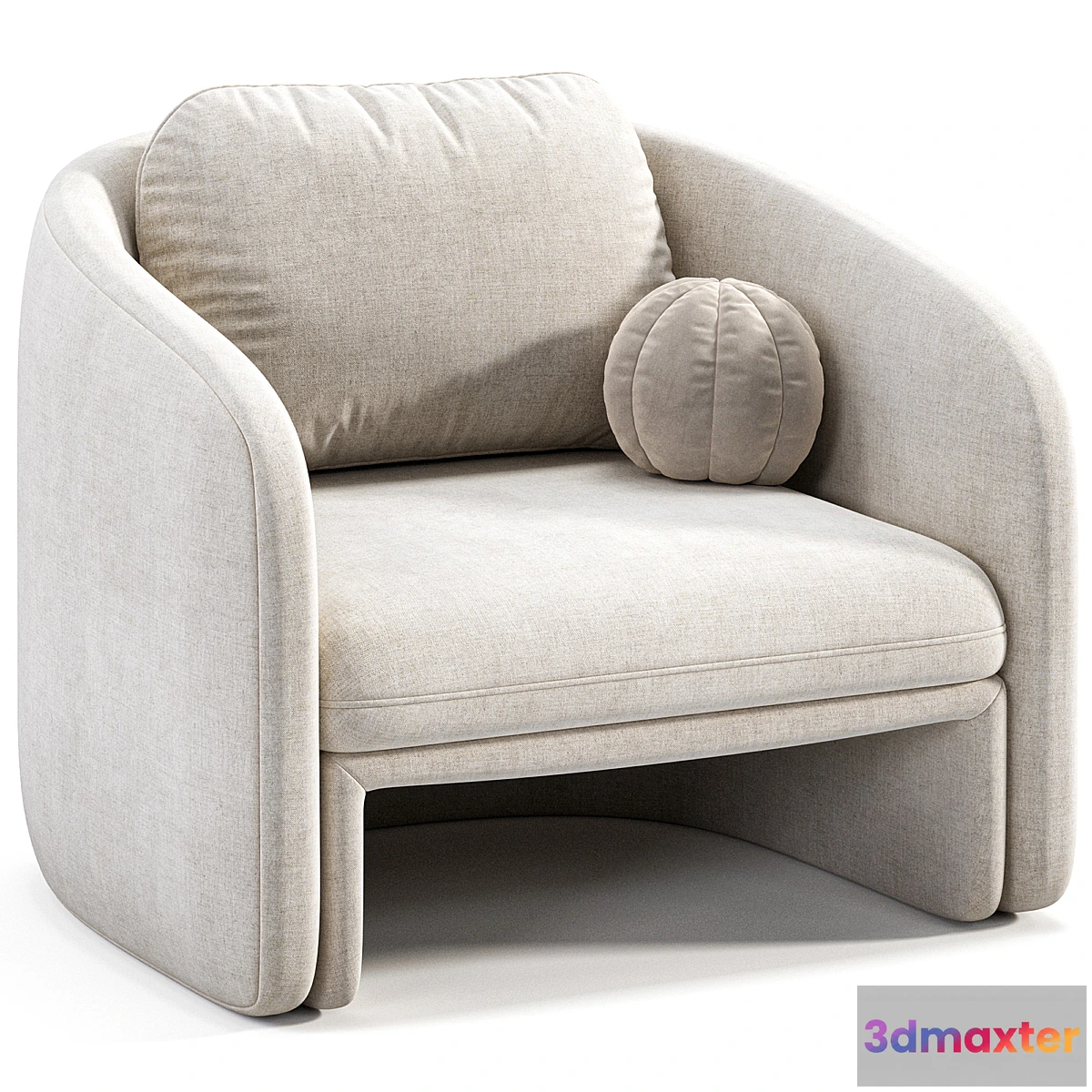1315295 - Warren armchair by Laredoute 3D Max