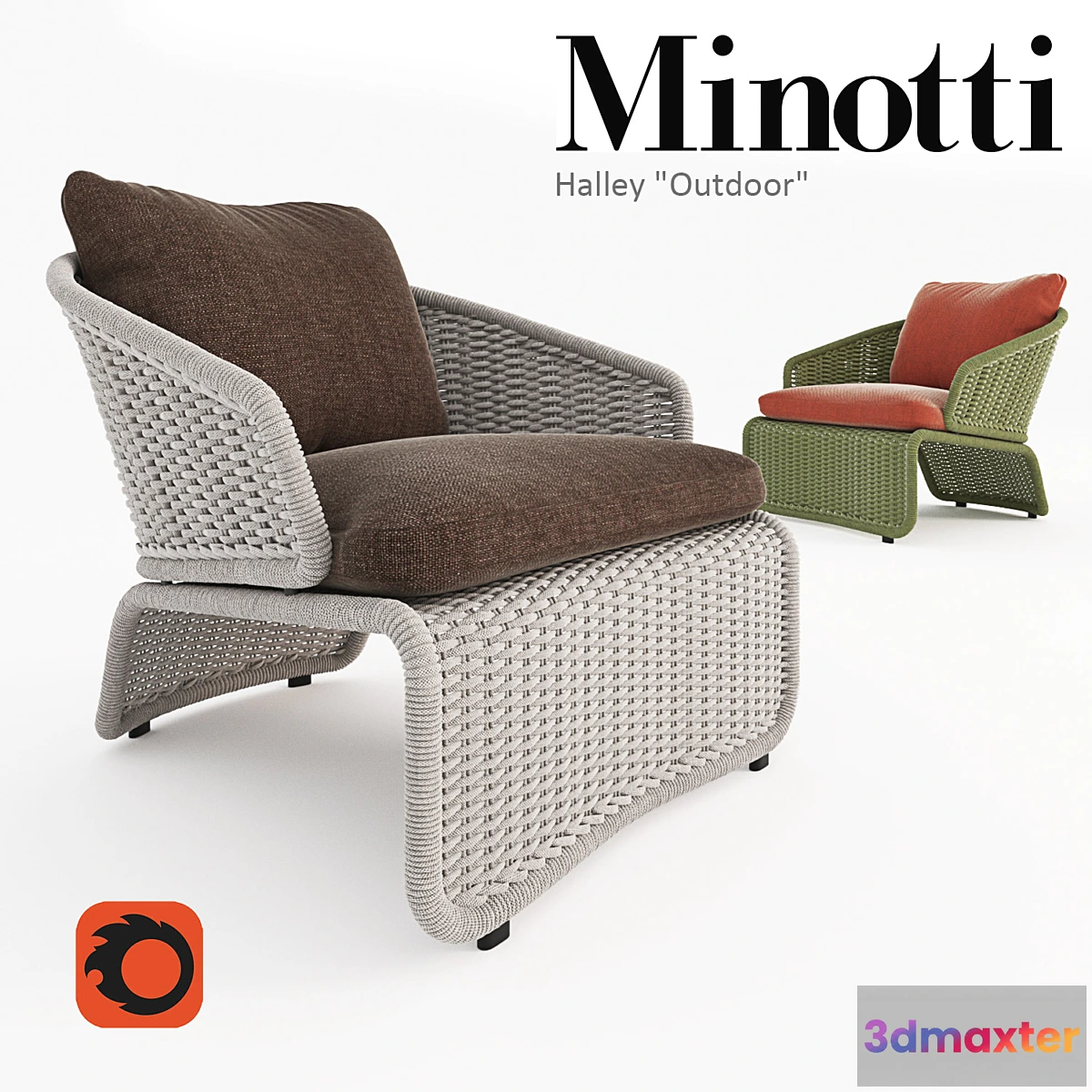 1315446 - Halley Outdoor Chair 3D Max