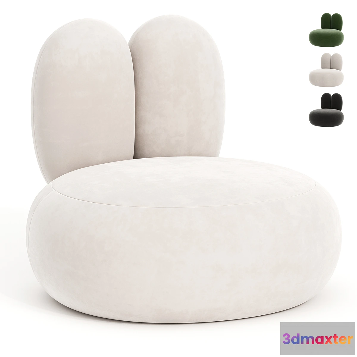 1315694 - Rabbit Armchair - No.2 3D Max