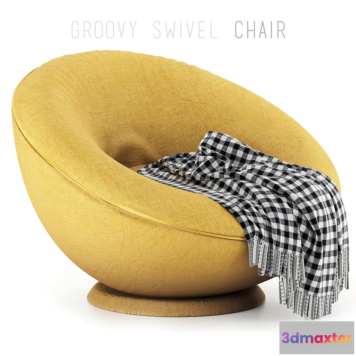 1317497 - Groovy Swivel Chair - No.2 3D Max