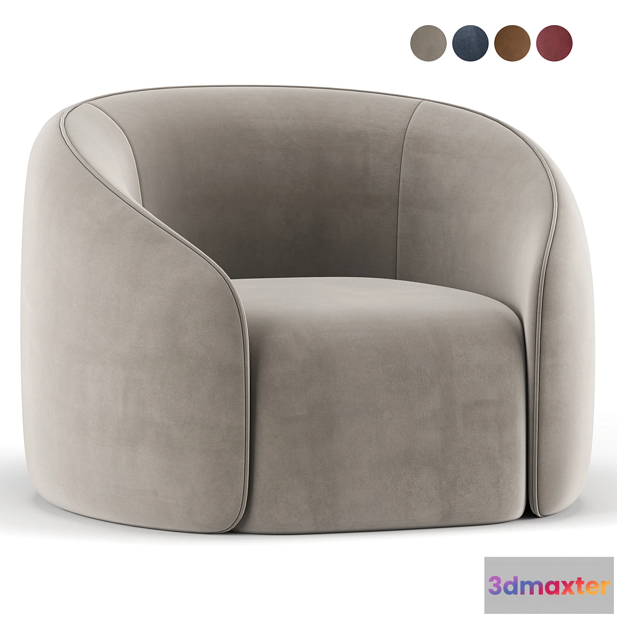 1317838 - Baloo armchair 3D Max