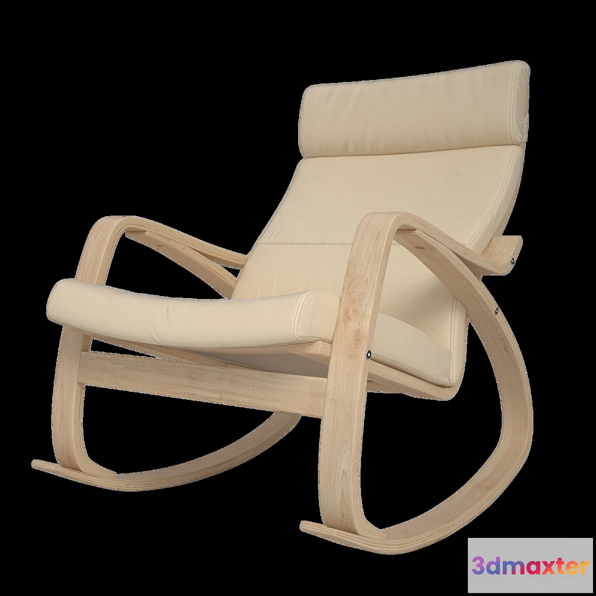 1319936 - Rocking chair Poeng IKEA - No.2 3D Max