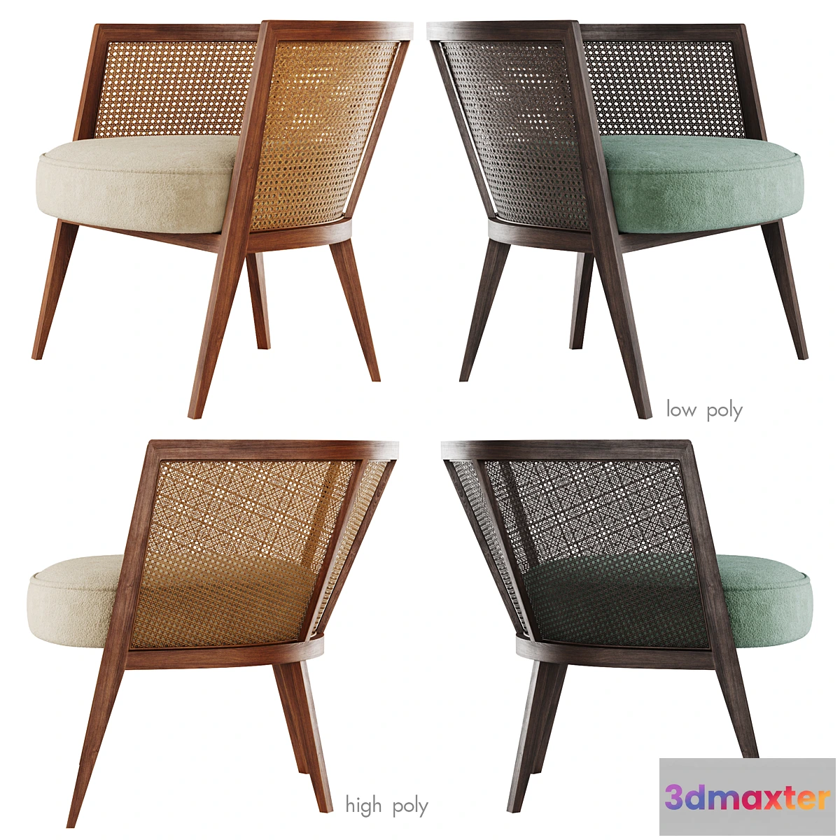 1323994 - Harvey Probber Lounge Chair 3D Max