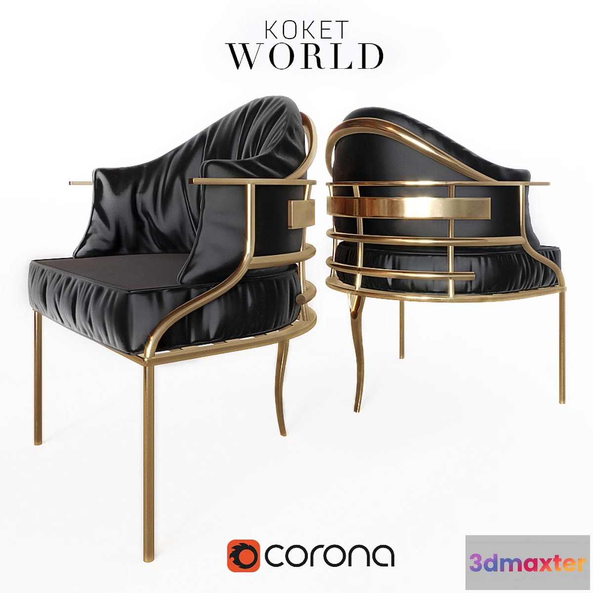 1325263 - Armchair Koket ASIA 3D Max