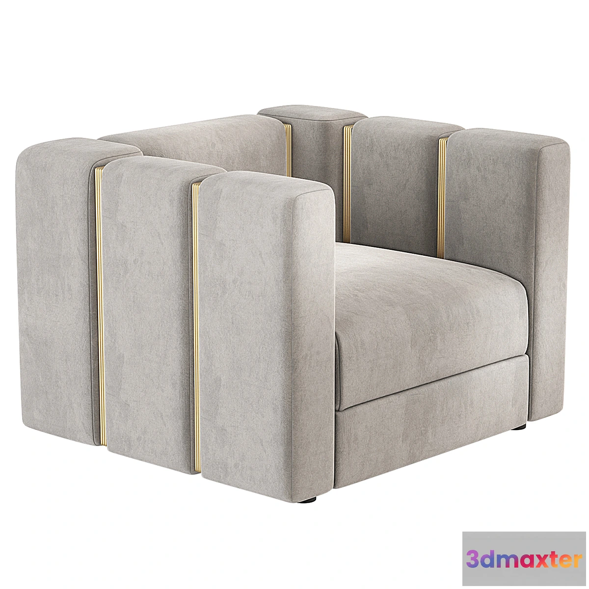 1325897 - Rugiano Italia Club Armchair 3D Max