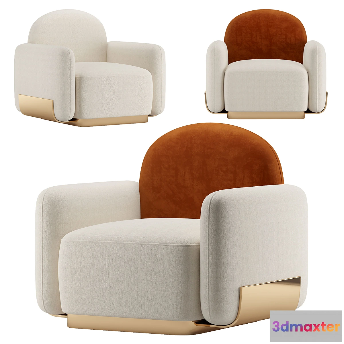 1328474 - Armchair HANDY 3D Max