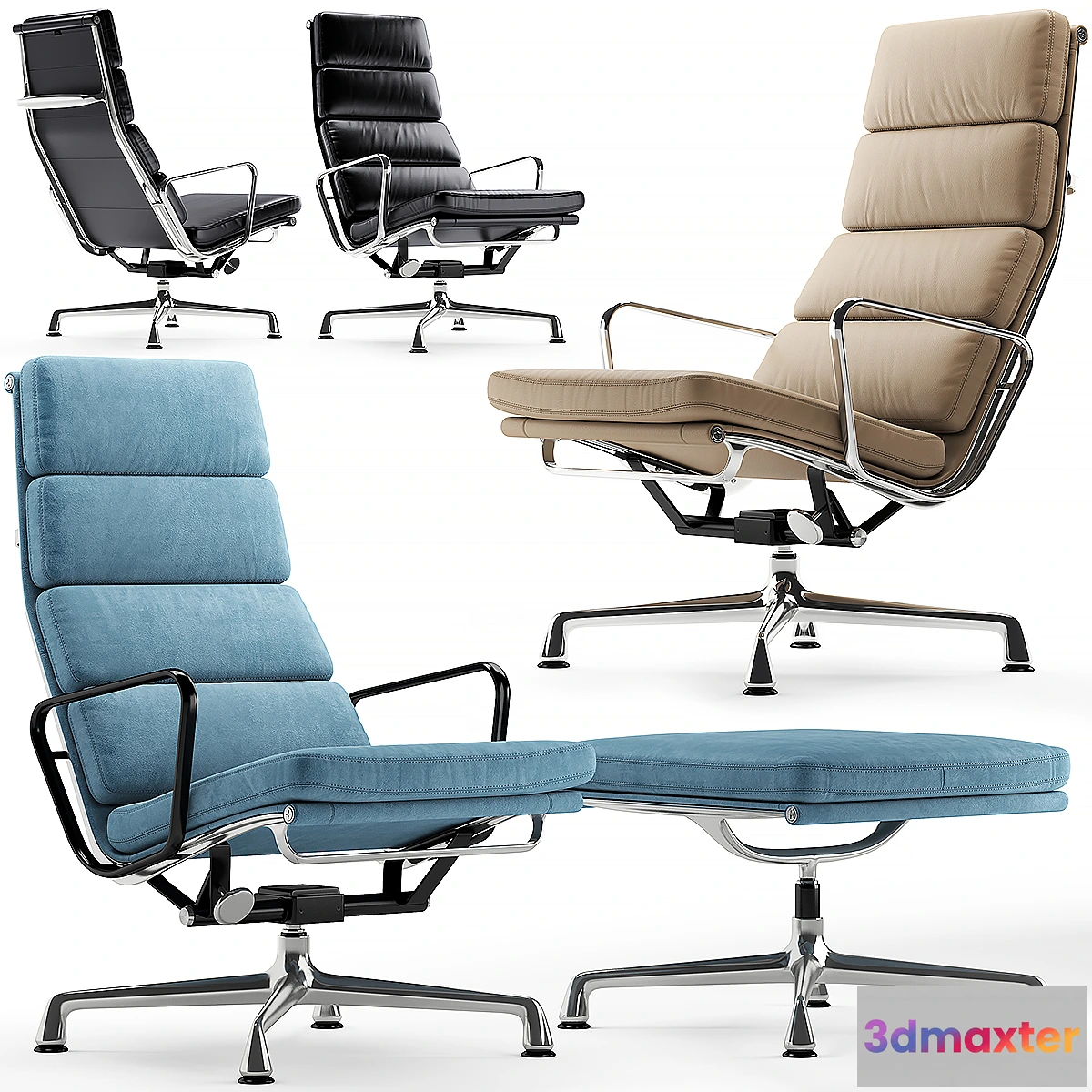 1329054 - Vitra Soft Pad Chair 3D Max