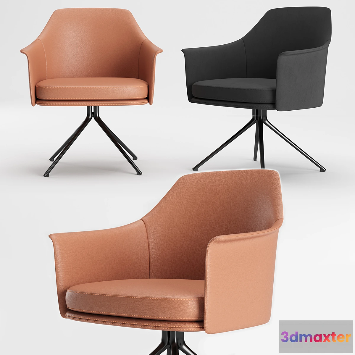 1329908 - Poliform Stanford Bridge Chair - No.2 3D Max