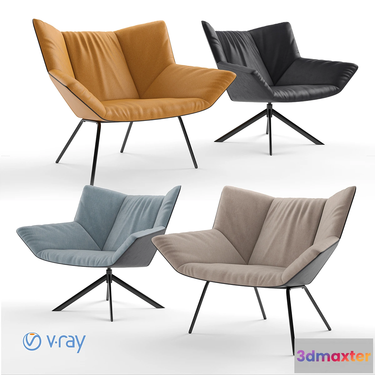 1330186 - Label. Armchair Gustav. - No.2 3D Max