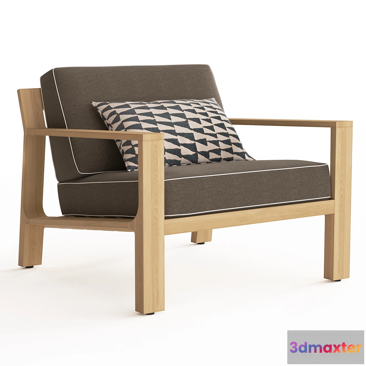 1333799 - Rhodes Teak Lounge Chair - No.2 3D Max