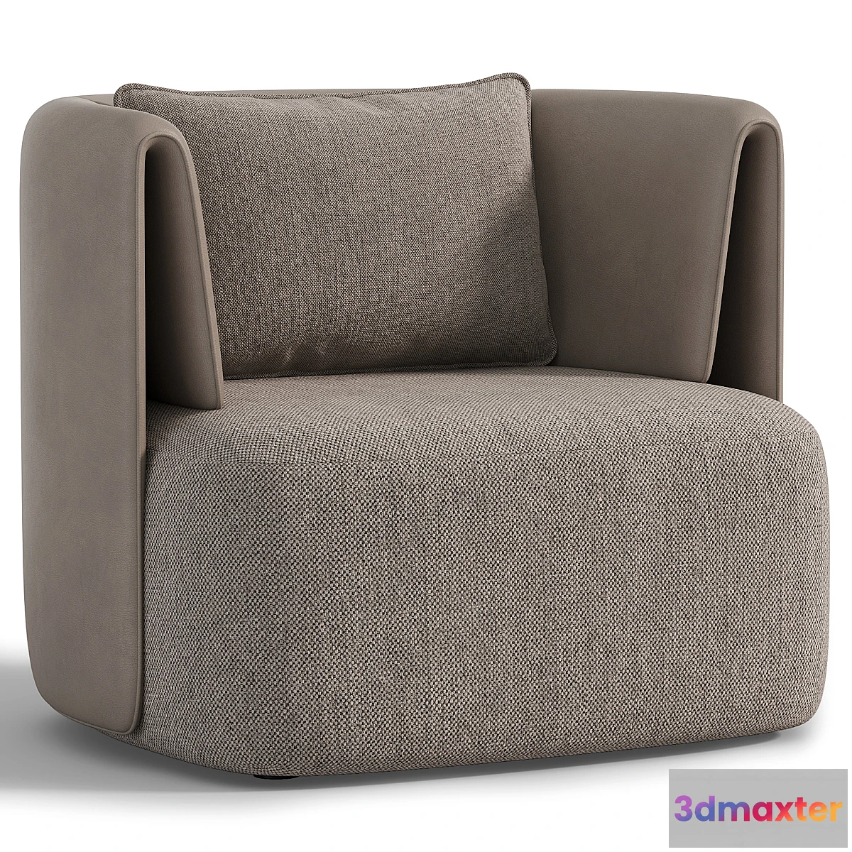 1333808 - Elio Swivel Barrel Chair 3D Max