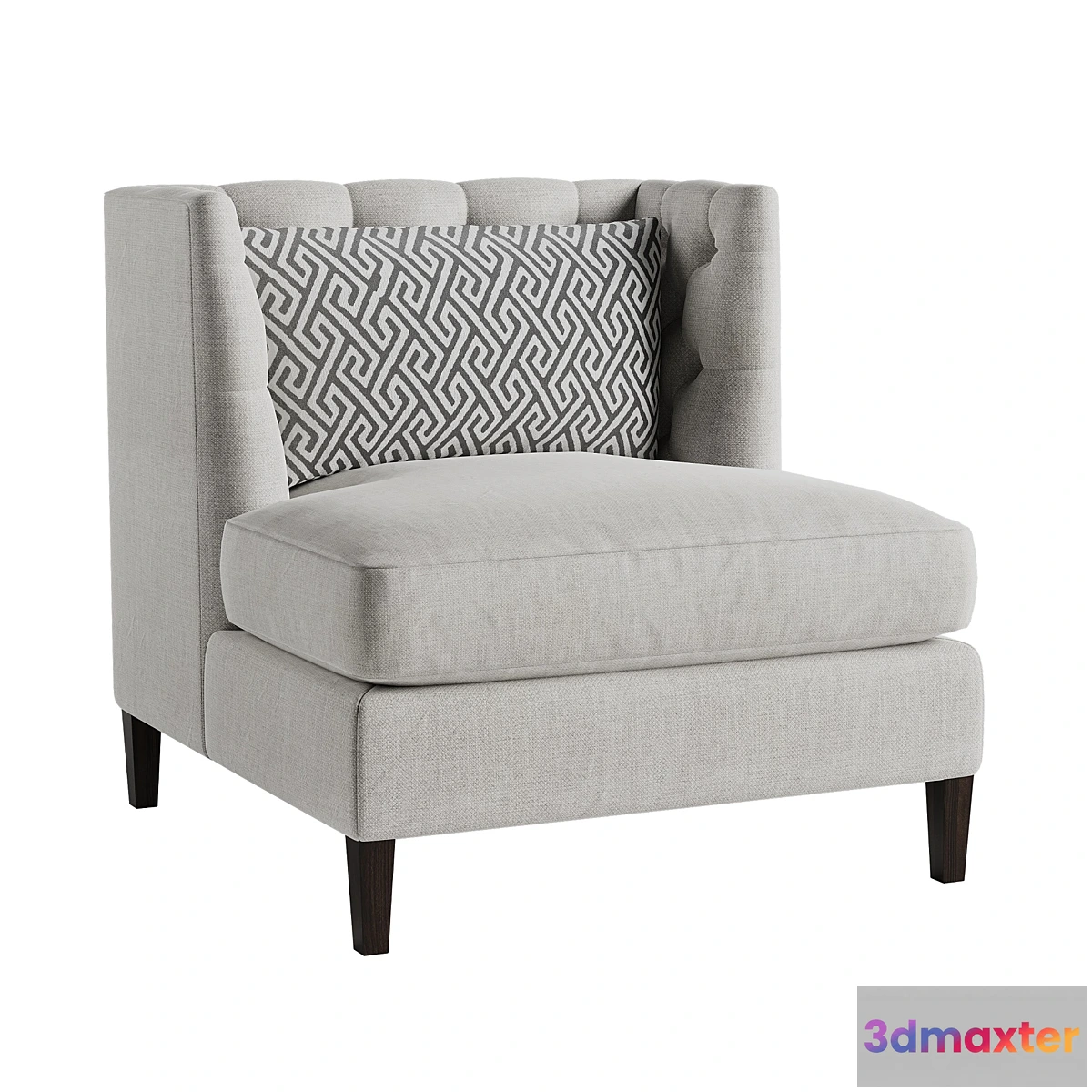 1336345 - bernhardt Abbey Armless Chair 3D Max
