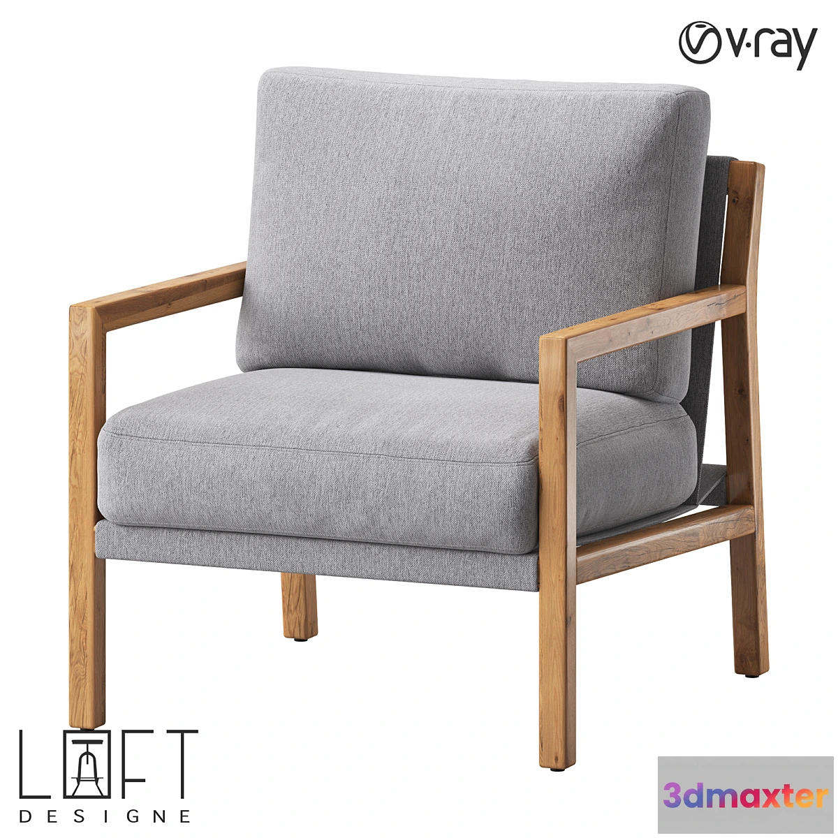 1339388 - Armchair LoftDesigne 30624 model 3D Max