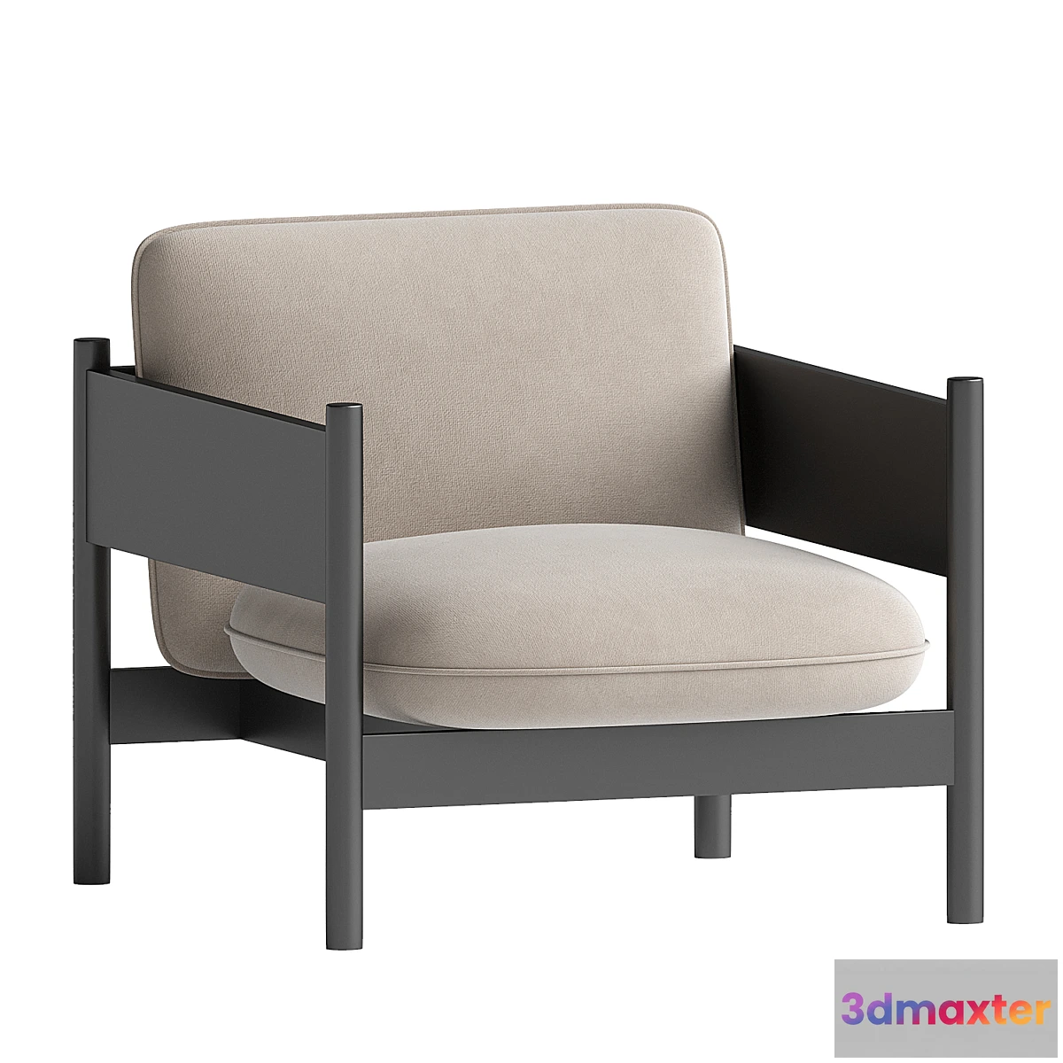 1340285 - Arbor Club Armchair 3D Max