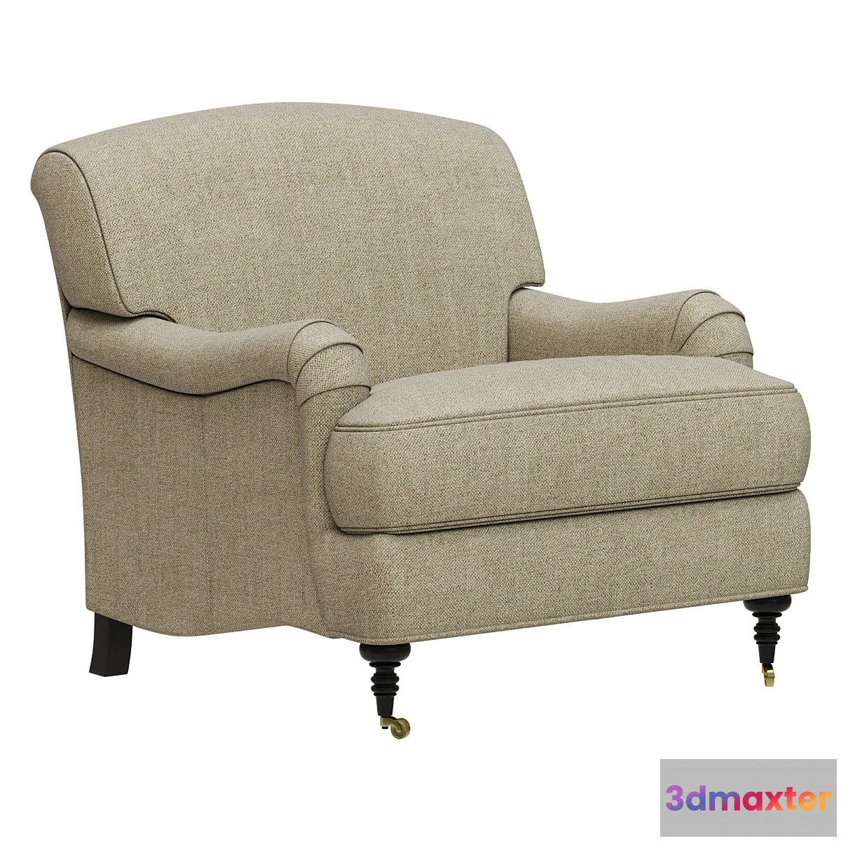 1340343 - Restoration Hardware Barclay Chair 3D Max