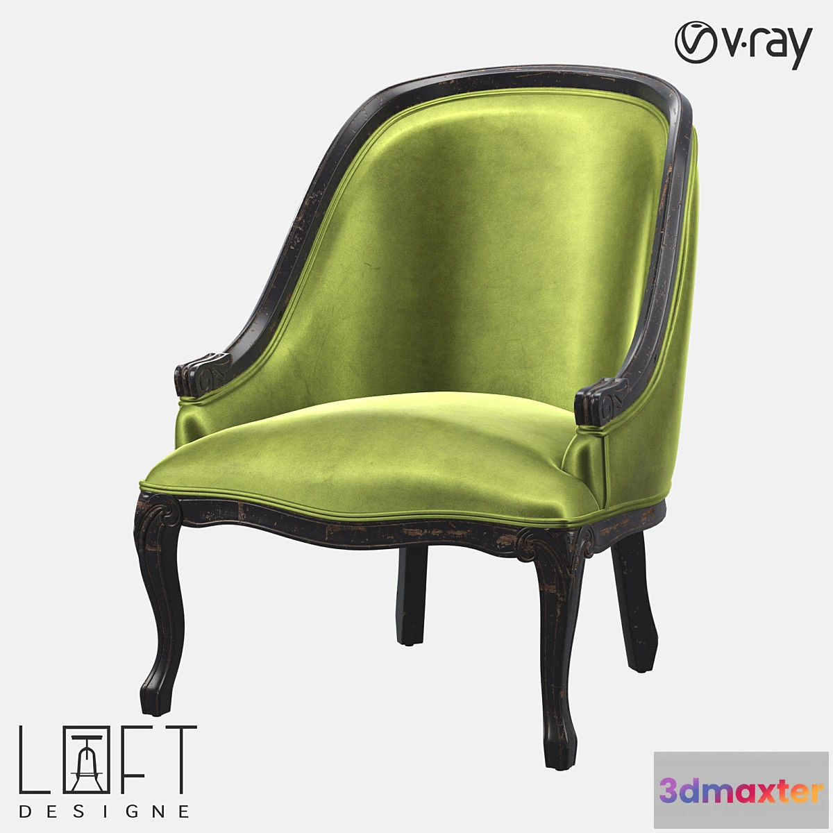1342870 - Armchair LoftDesigne 4110 model 3D Max
