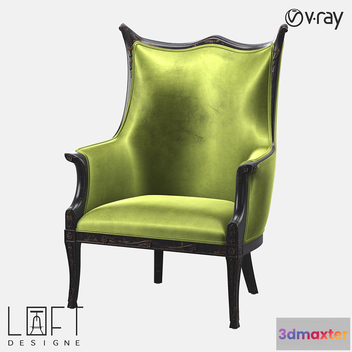 1342977 - Armchair LoftDesigne 3900 model 3D Max