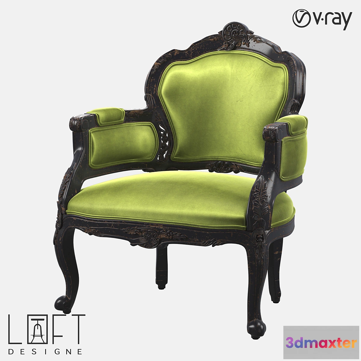 1343087 - Armchair LoftDesigne 3885 model 3D Max