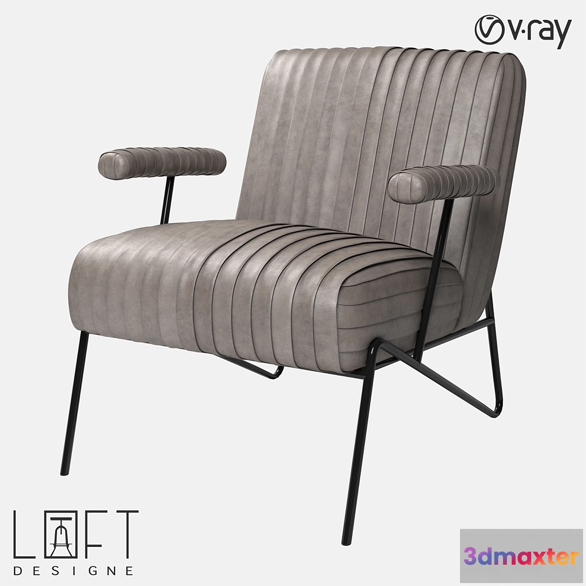 1343150 - Armchair LoftDesigne 30832 model - No.2 3D Max