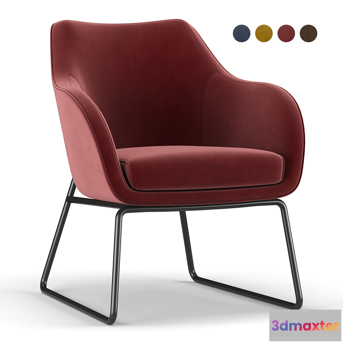 1343343 - SINTRA MEETING CHAIR 3D Max
