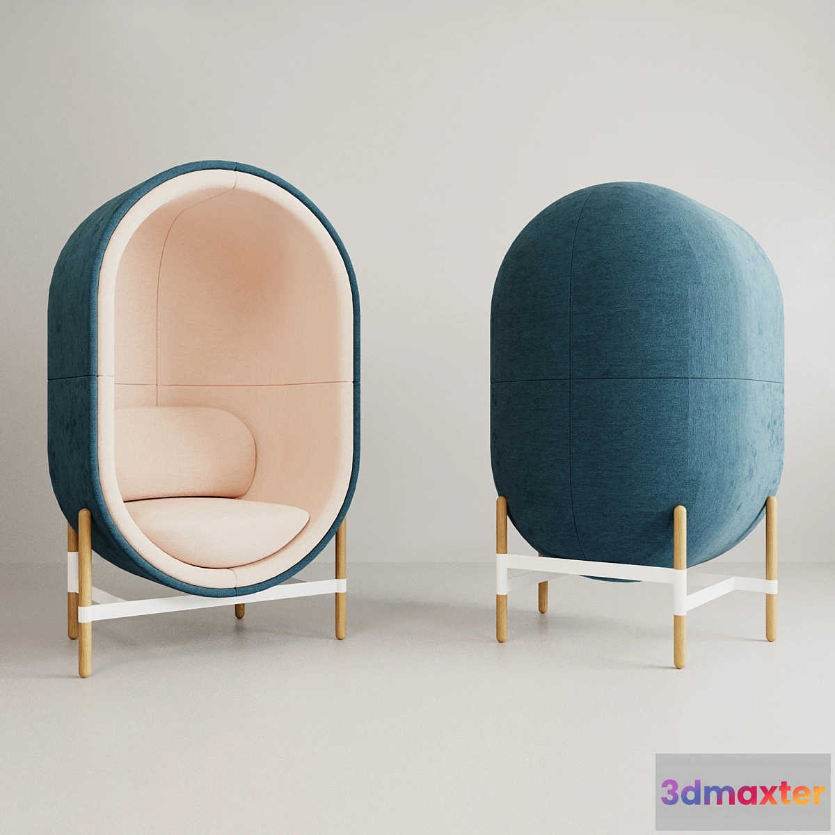 1344794 - Capsule chair sofa 3D Max