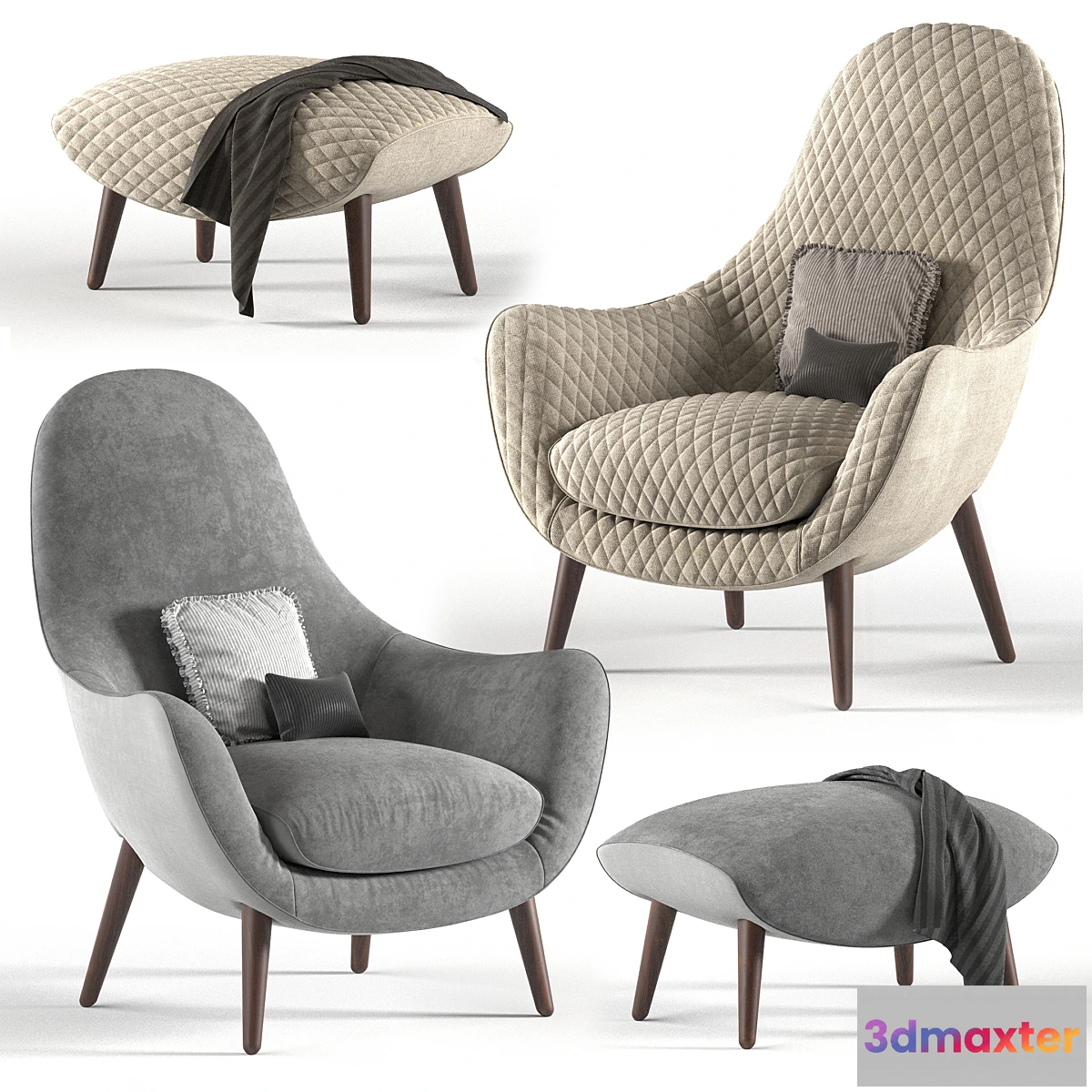 1345220 - Poliform mad king - No.2 3D Max