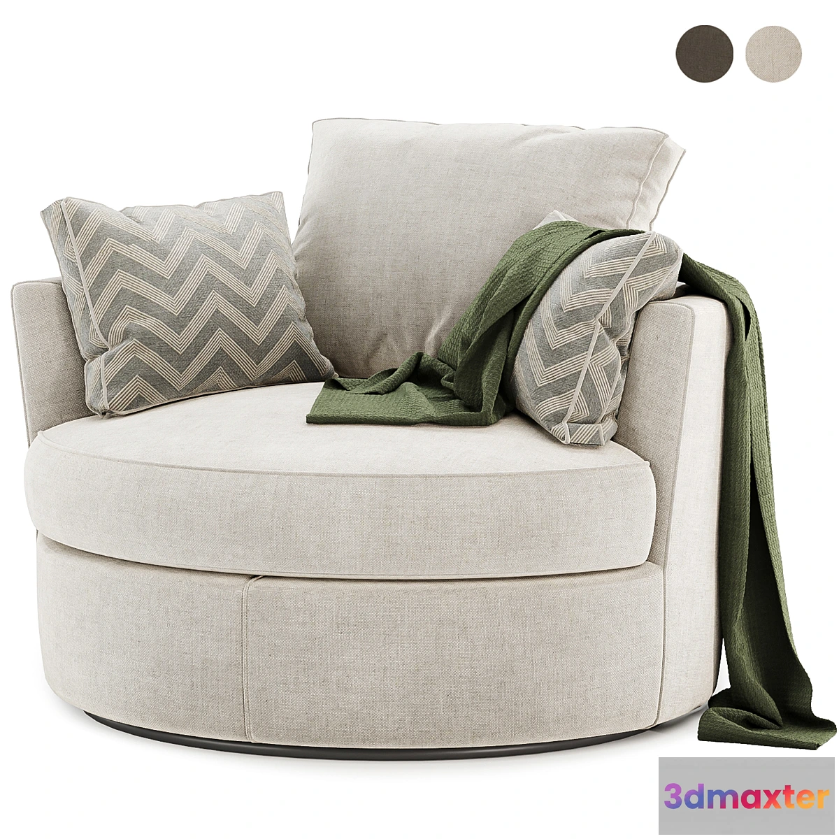 1346323 - Swivel Chair Clarissa - No.2 3D Max