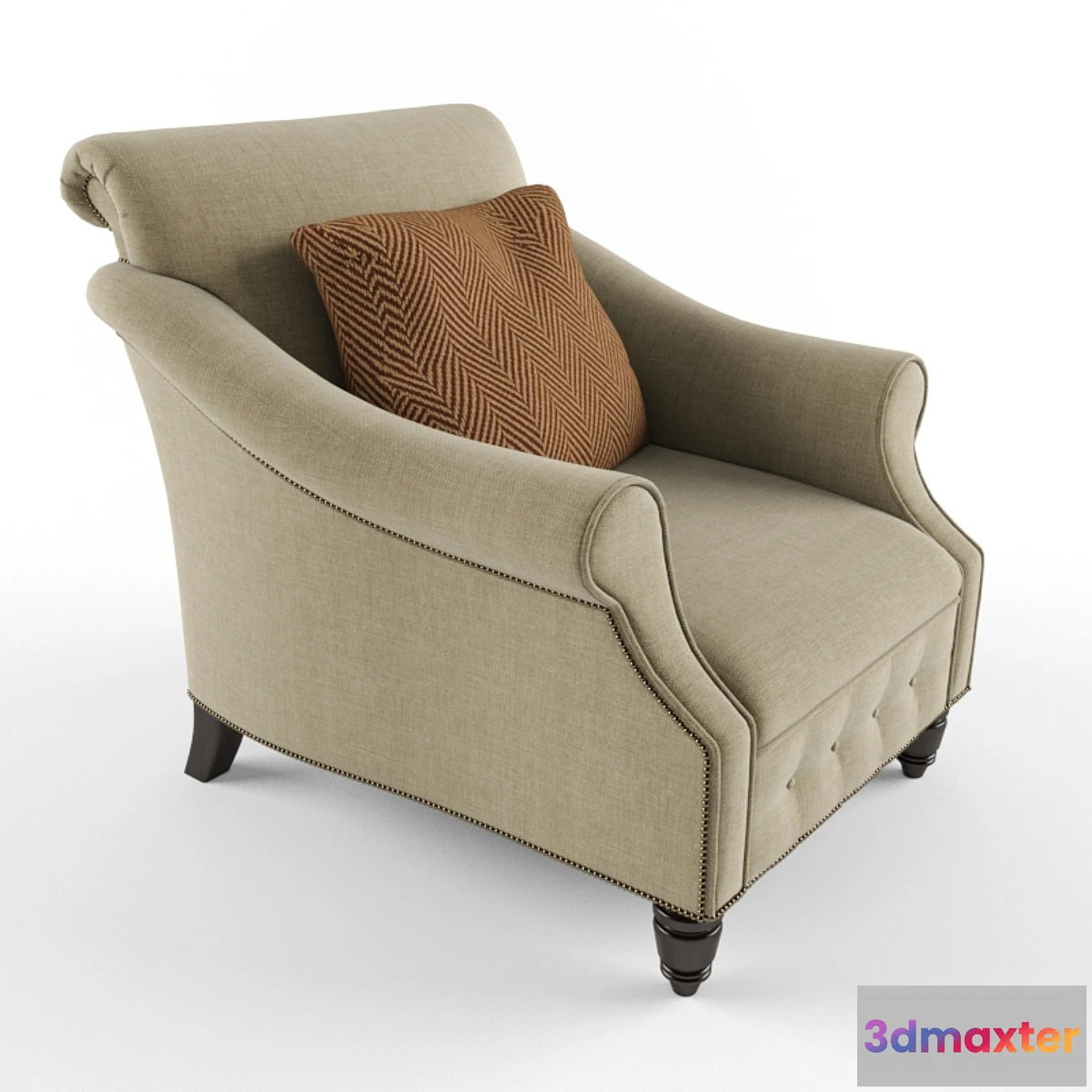 1347274 - VICTORIA FALLS LOUNGE CHAIR 3D Max