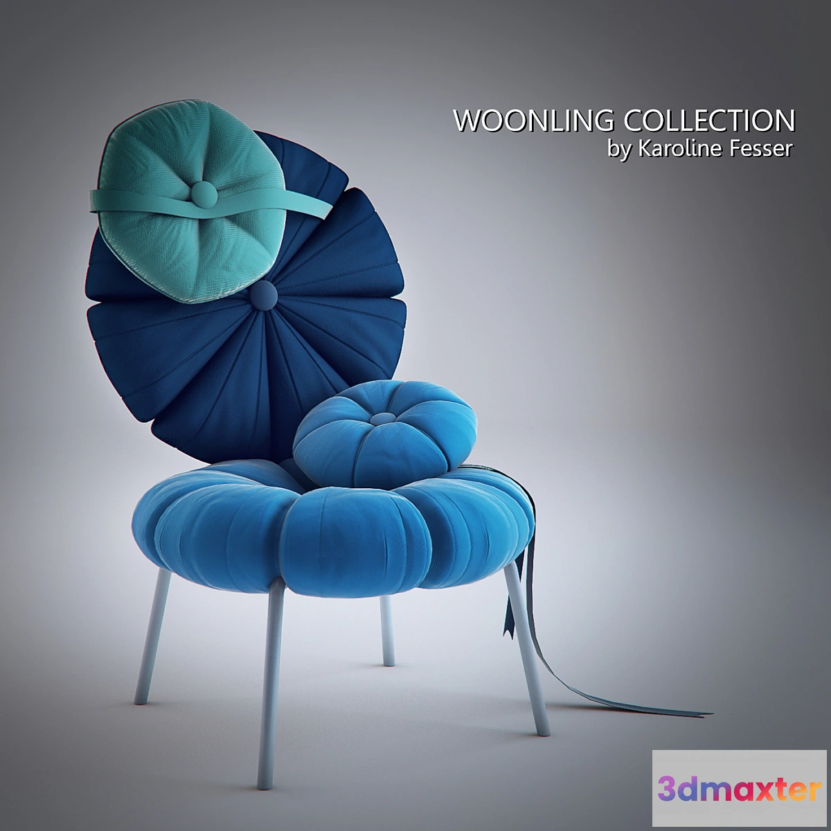 1347558 - Brightly colored Woonling Collection by Karoline Fesser 3D Max