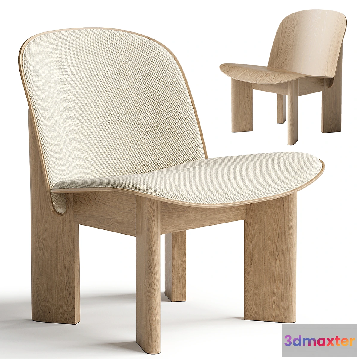 1349499 - Chisel Lounge Chair 3D Max