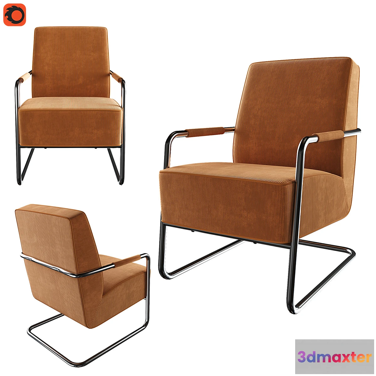 1349779 - Balane La Redoute armchair 3D Max