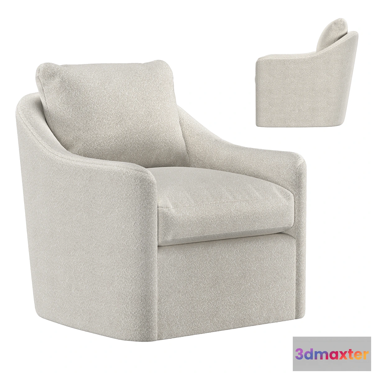 1350173 - LAYA SWIVEL CHAIR 3D Max