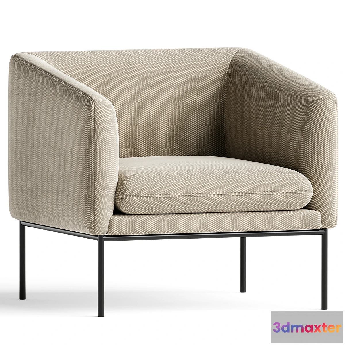 1355171 - Turn Lounge Chair - No.2 3D Max