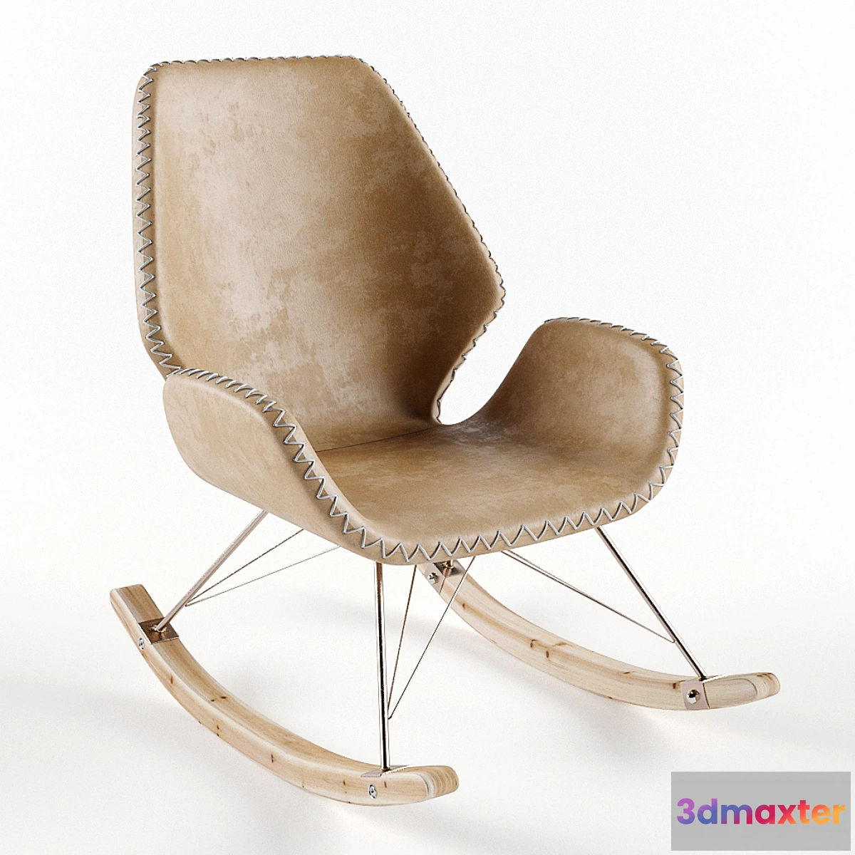 1396584 - Kare Rocking Chair Florida Brown 3D Max