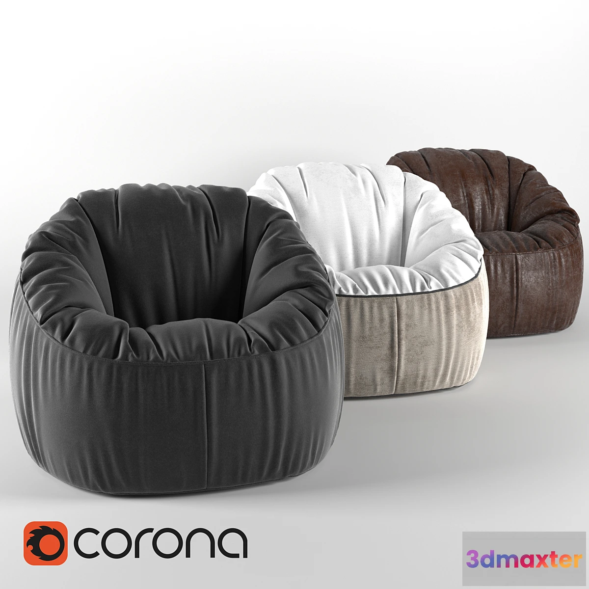 1397216 - Soft_pouf_chair 3D Max