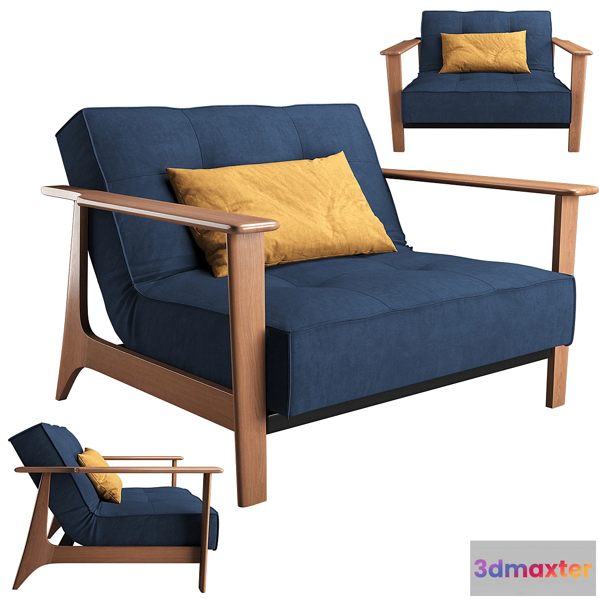 1400758 - SPLITBACK FREJ armchair 3D Max