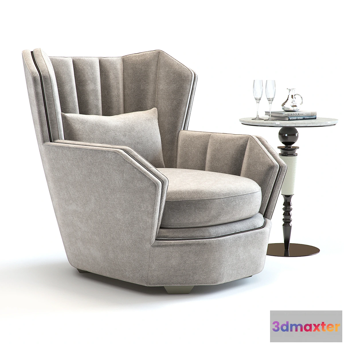 1400810 - Hemingway Armchair 3D Max