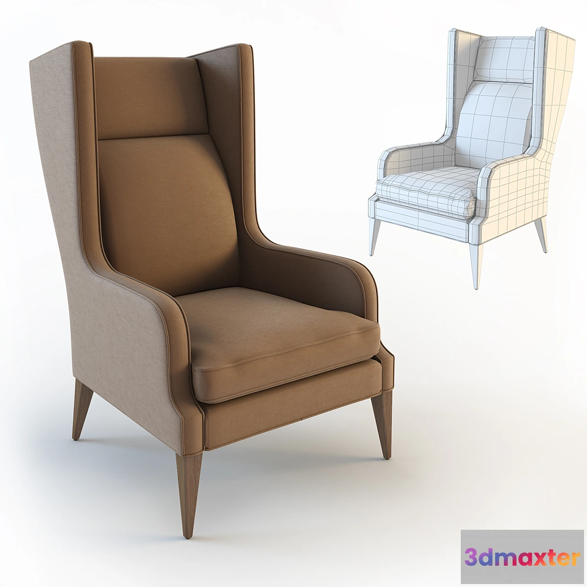 1403236 - Stuart Scott Alae Wing Chair 3D Max