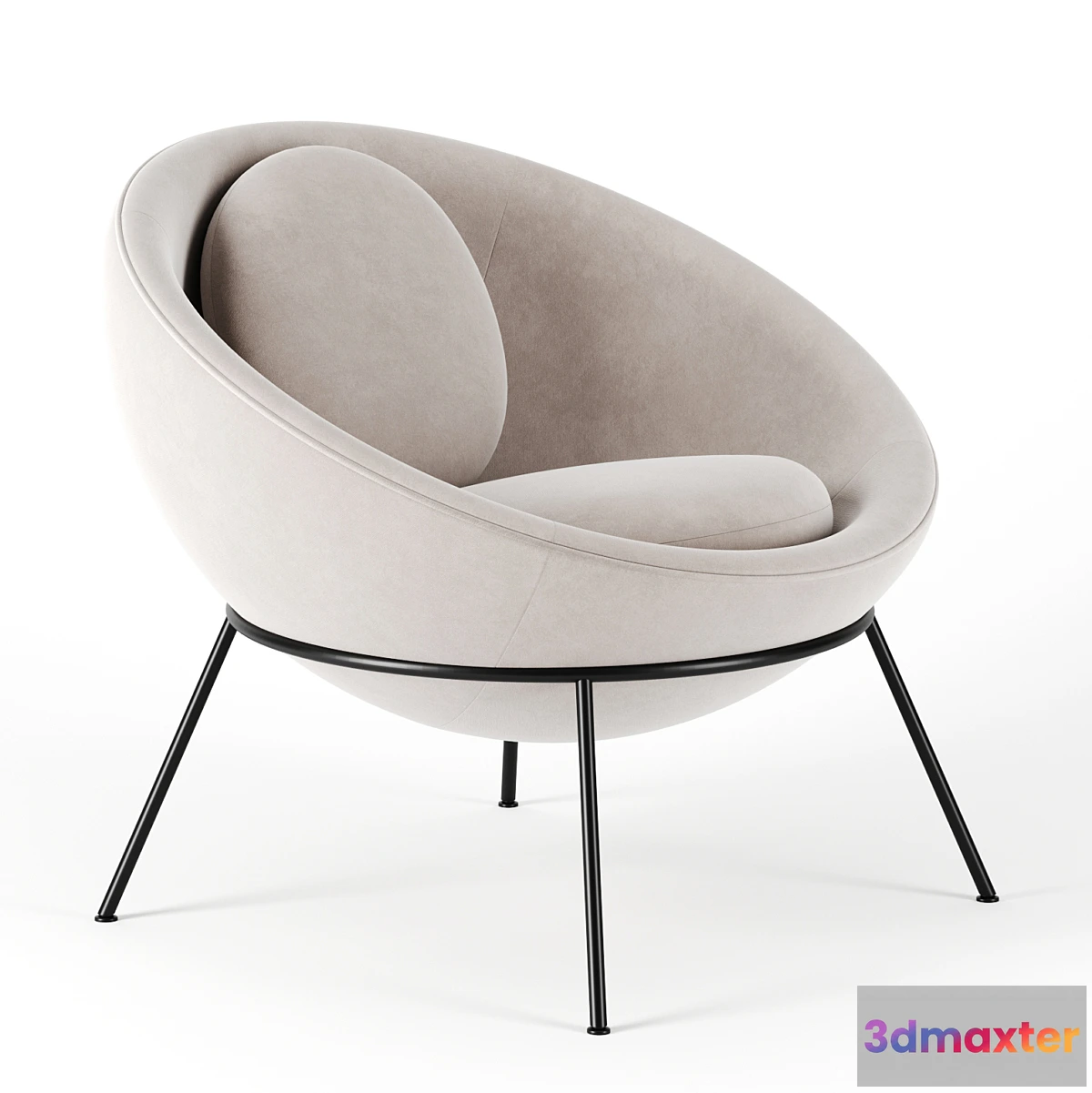 1404264 - Bowl chair 3D Max