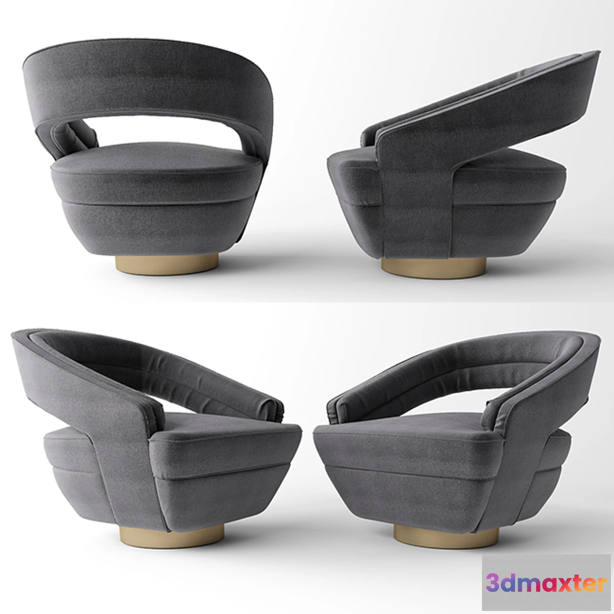 1404428 - RUSSEL armchair 3D Max